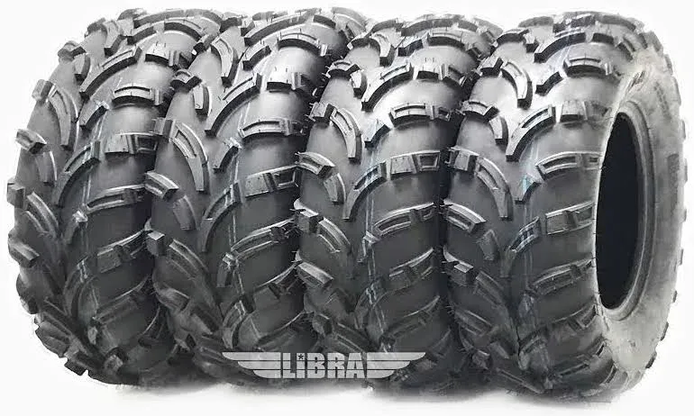 Set 4 ATV Tires 25x10-12 & 25x11-12 for  10-13 Polaris Ranger 800 XP/EFI/EPS