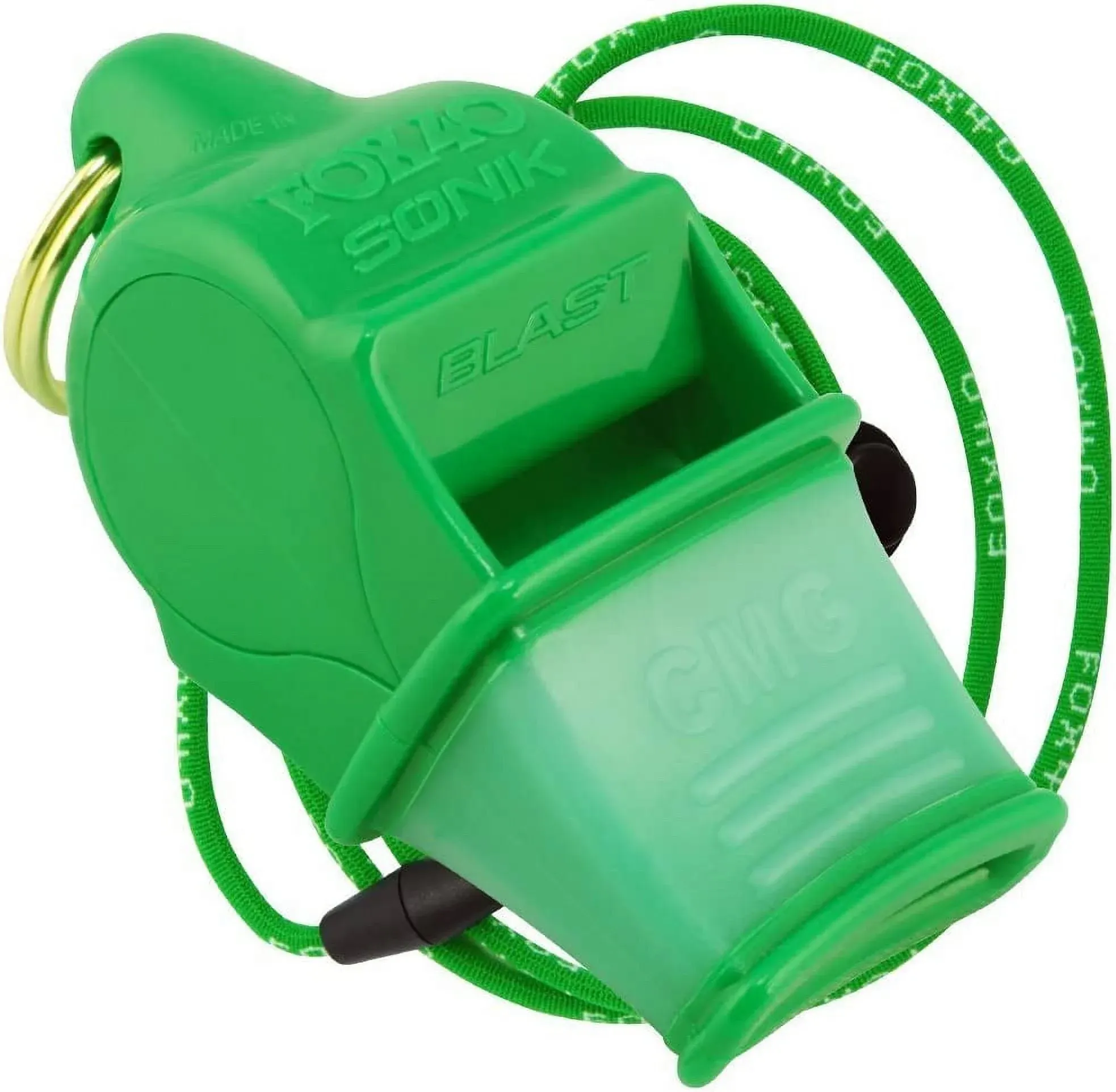 Fox 40 Sonik Blast CMG Safety Whistle, Green