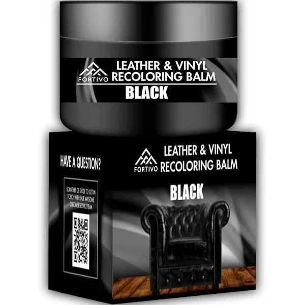 Black Leather Recoloring Balm - Leather Repair Kits for Couches