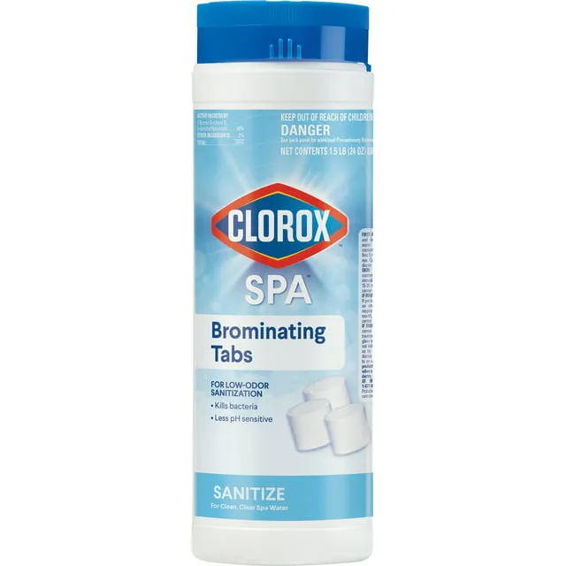 Clorox Spa Brominating Tablets form, 1.5 lb