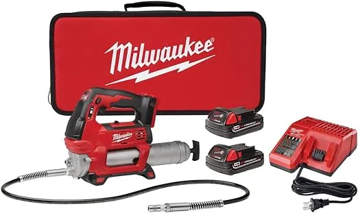 Milwaukee 2646-22CT M18 2-Spd Grease Gun Kit W/2 Cmpt Bat