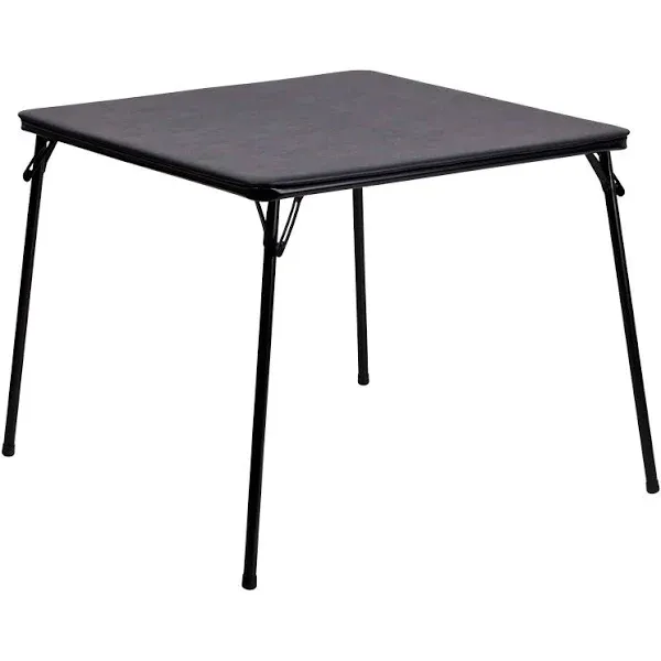 Flash Black Folding Card Table