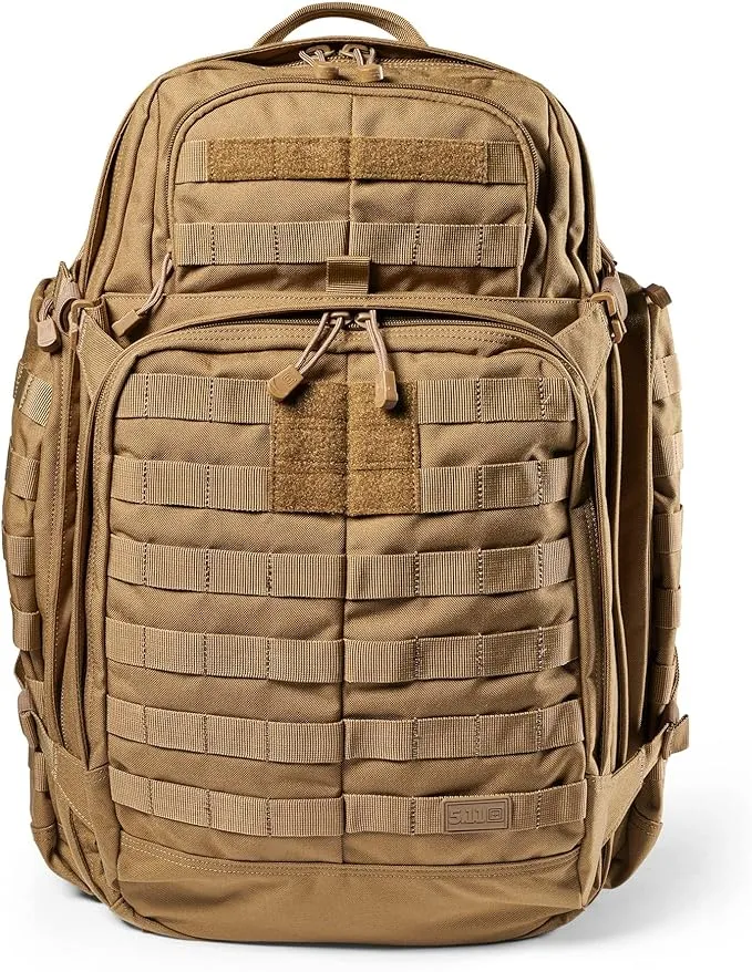 5.11 Tactical Backpack – Rush 72 2.0 – Military Molle Pack, CCW and Laptop Compartment, 55 Liter, Large, Style 56565, Kangaroo