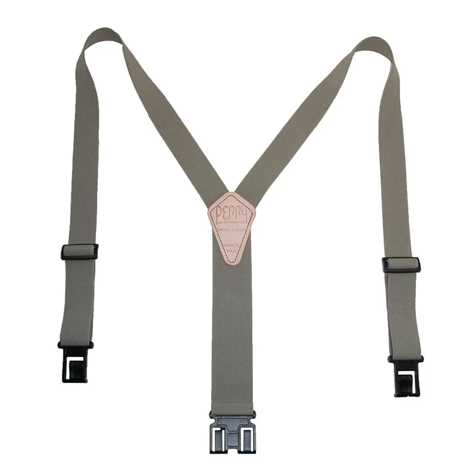 Perry Suspenders™ Men's Elastic 1.5 Inch Wide Hook End Suspenders