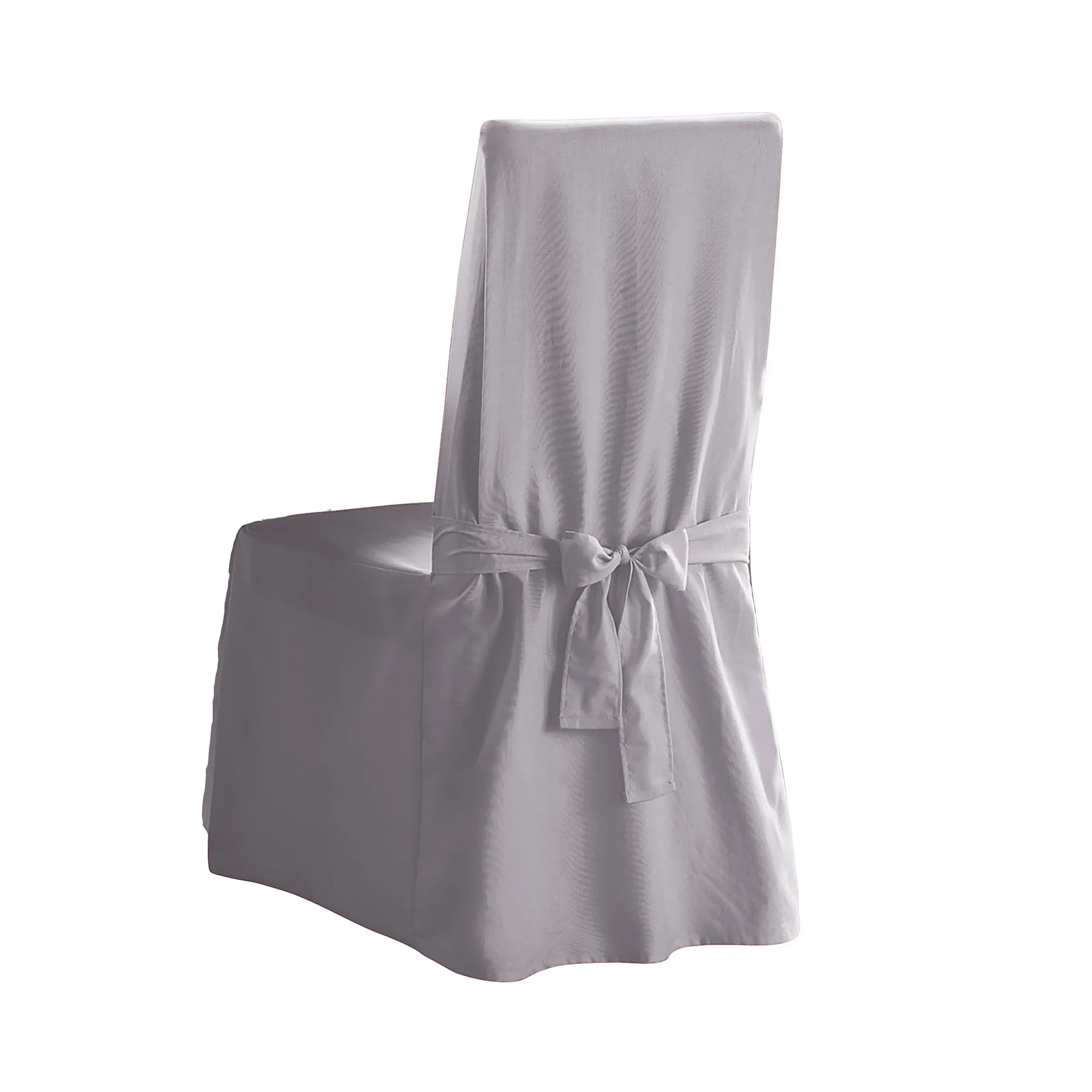 SureFit Cotton Duck Long Dining Chair Slipcover