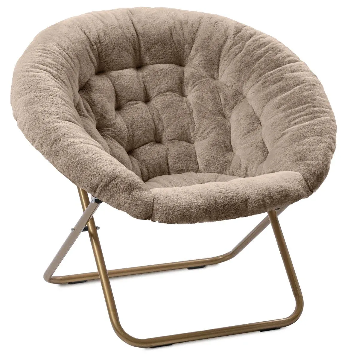 Milliard Cozy Faux Fur Saucer Chair