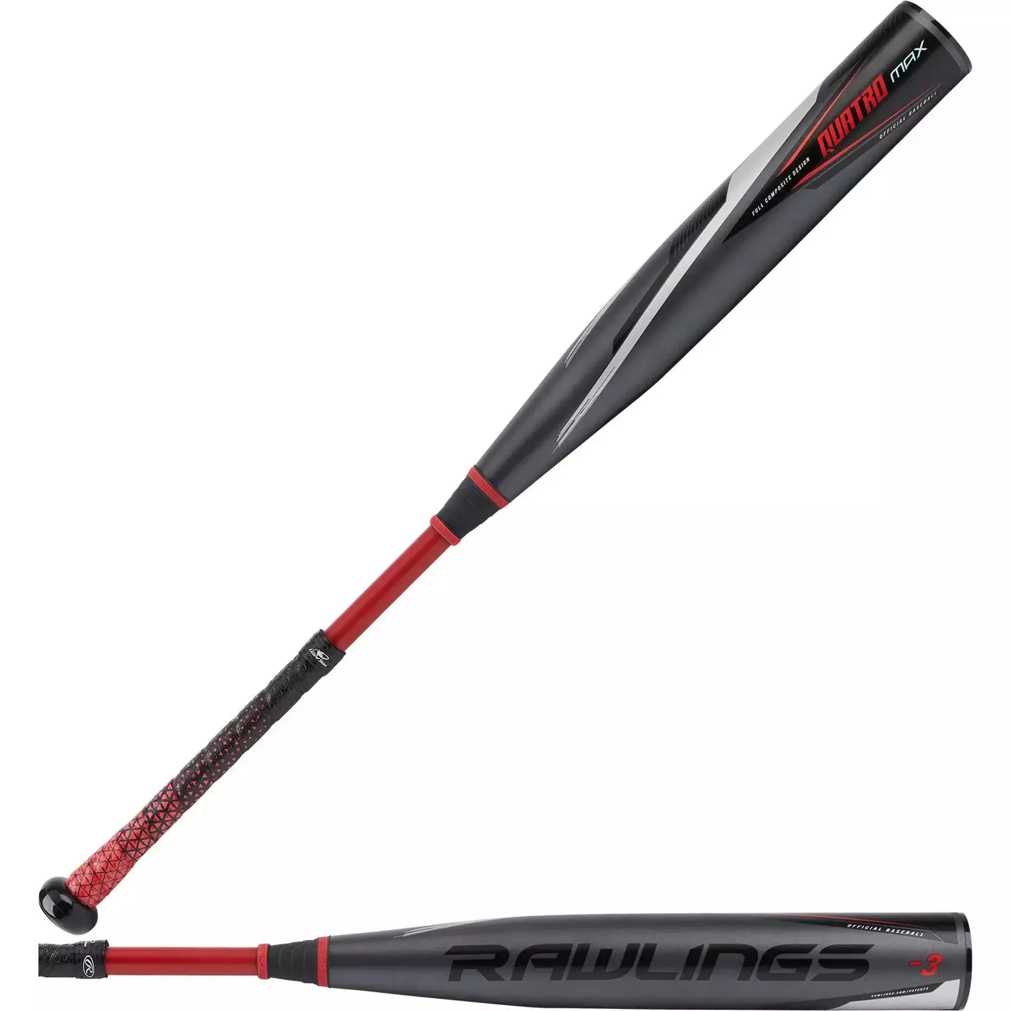 Rawlings Quatro Max 2022 BBCOR Baseball Bat (-3) 32"