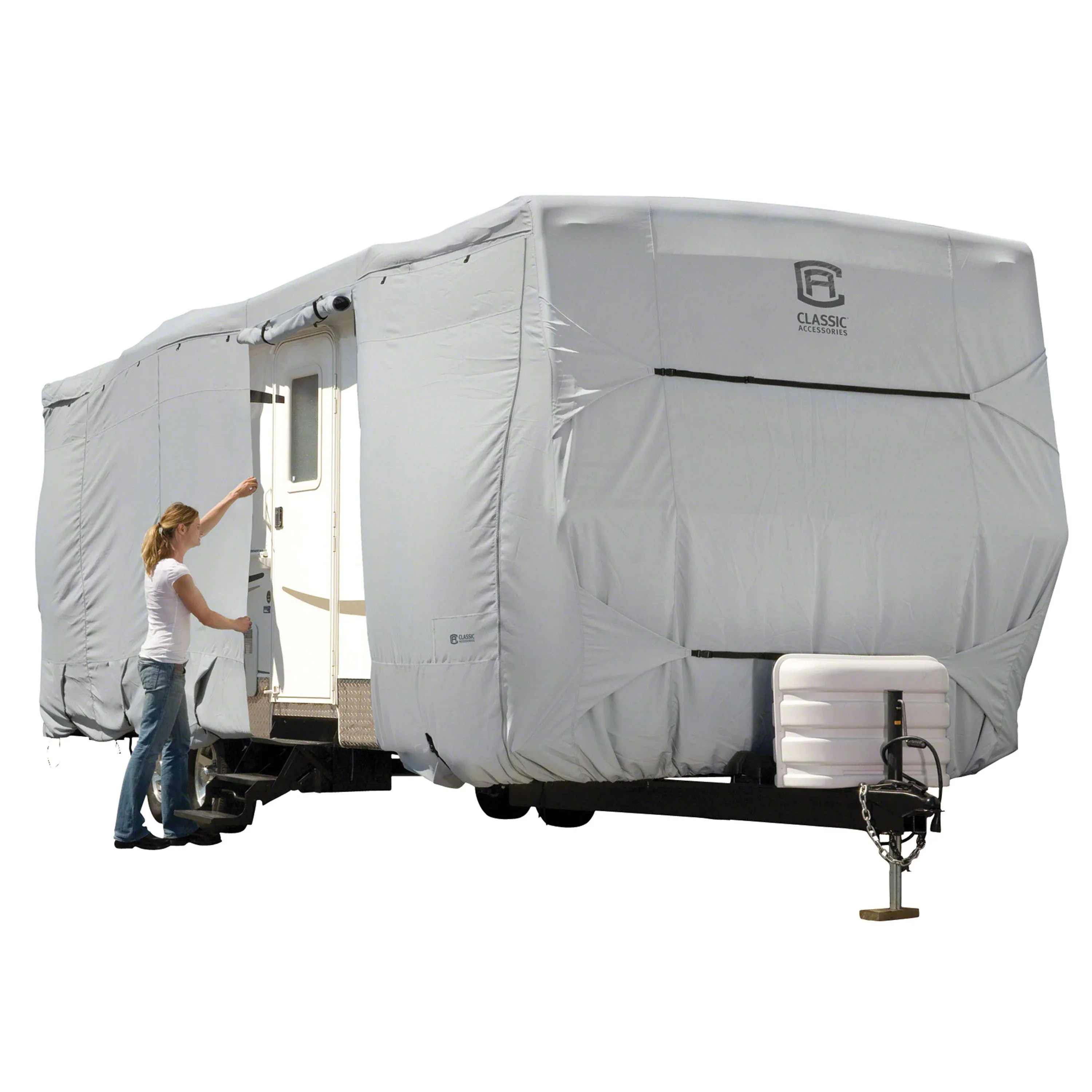 Classic Accessories Over Drive PermaPRO Travel Trailer Cover, Fits 27 ft. - 30 ft. RVs 80-138-181001-00