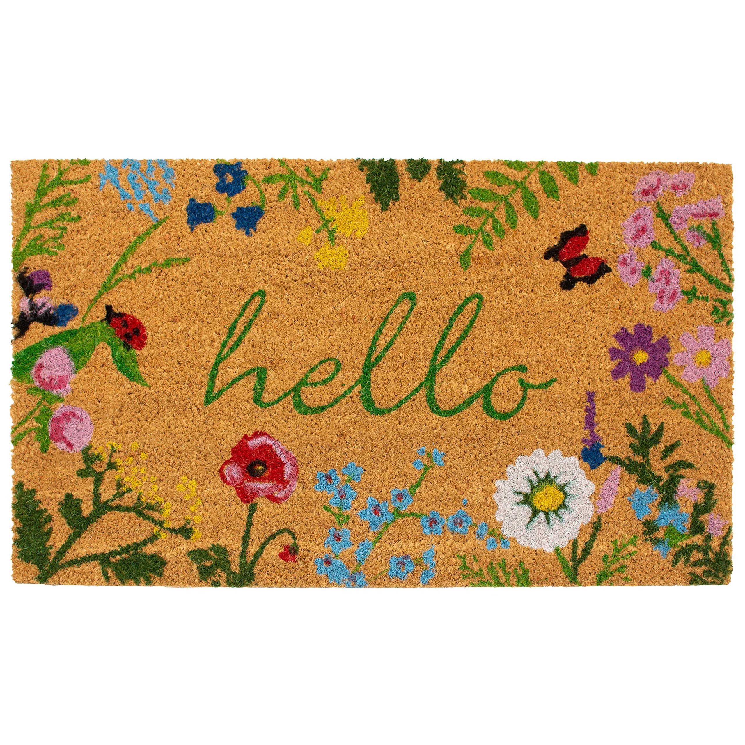 Calloway Mills 105992436 Floral Hello Doormat