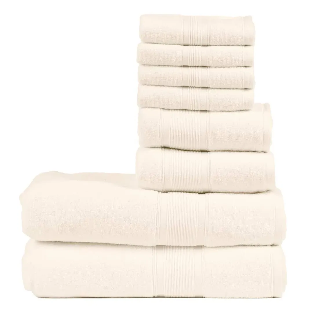 Premium Turkish Cotton Ivory Towels