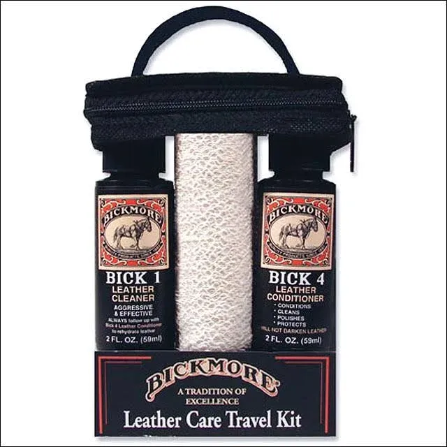 Bickmore Boot Care Kit - Bick 1 Bick 4 & Gard-More - Leather Lotion Cleaner Conditioner & Protector - for Cleaning Softening and Protecting Boots Shoes Handbags Purses Jackets and MoreBickmore Boot Care Kit - Bick 1 Bick 4 & Gard-More - Leat…