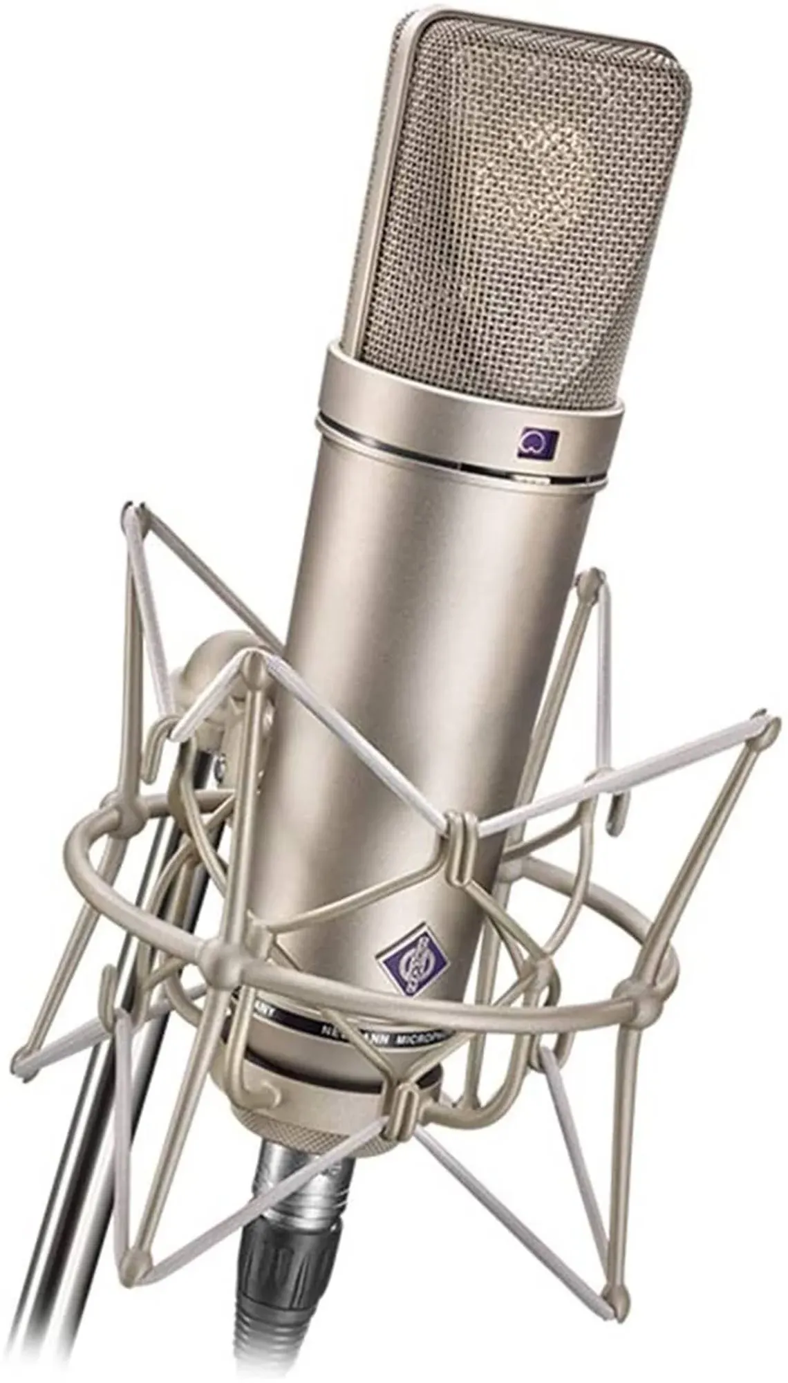 NEW Neumann U 87 AI Microphone Set w/ Shockmount in Nickle Finish - U87 U-87 U/87 Microphone Mic USU87AI/SET