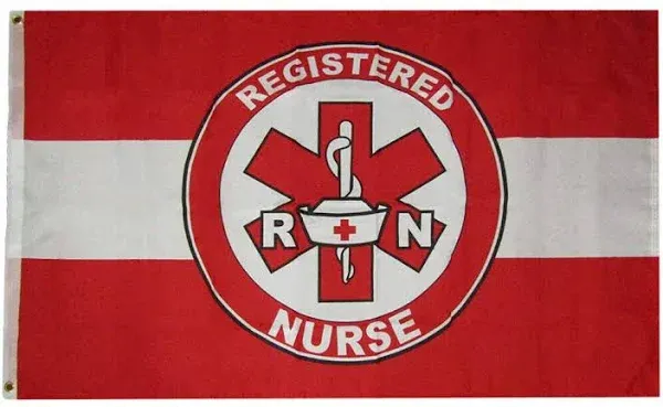 3x5 Registered Nurse Premium Waterproof Polyester Flag 3&#039;x5&#039; Durable Bold 100D