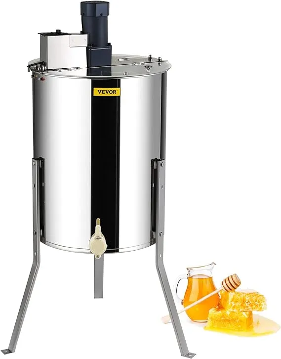 VEVOR Honey Spinner Electric Extractor 4/8 Frames Stainless Steel New DDYM185140W48NZJGV1