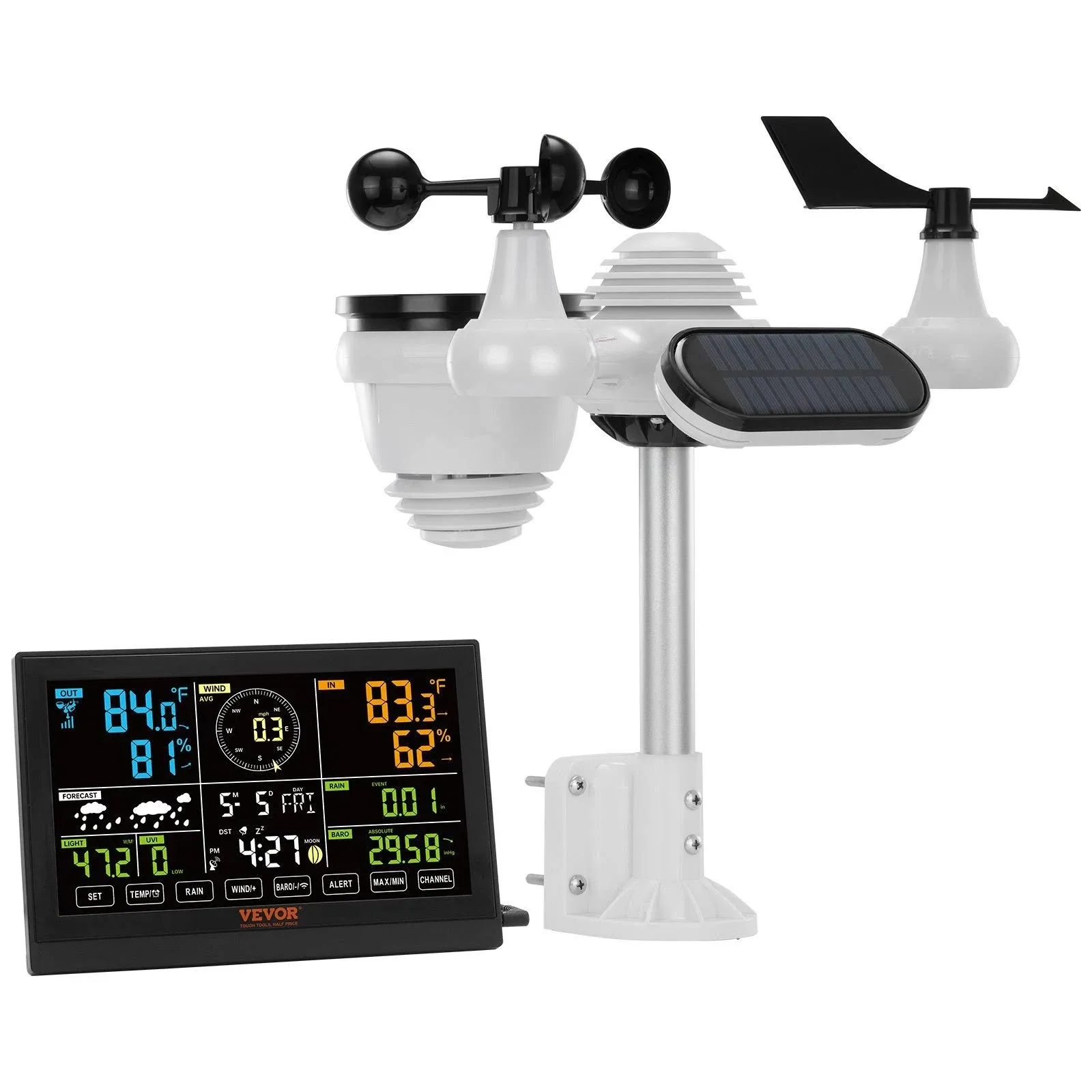 VEVOR 7-in-1 Weather Station