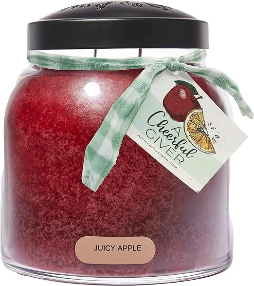 A Cheerful Giver Juicy Apple Papa Jar Candle 34oz