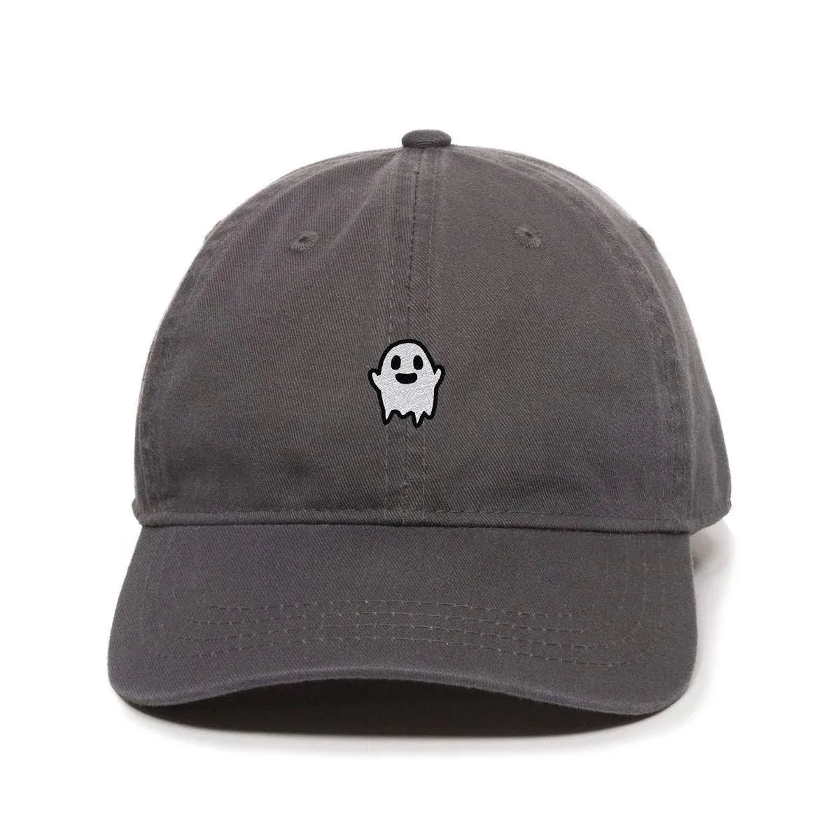 Ghost Baseball Cap Embroidered Cotton Adjustable Dad Hat