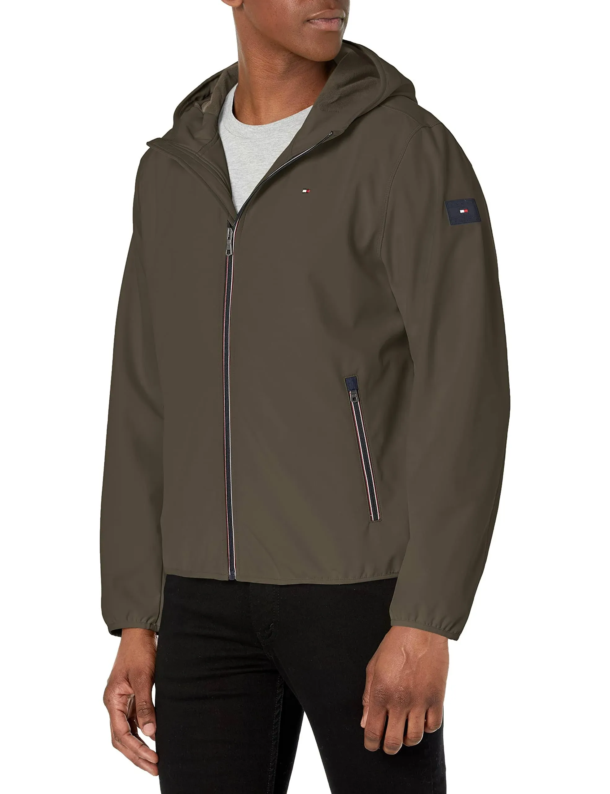 Tommy Hilfiger Men&#039;s Hooded Performance Soft Shell - Choose SZ/color