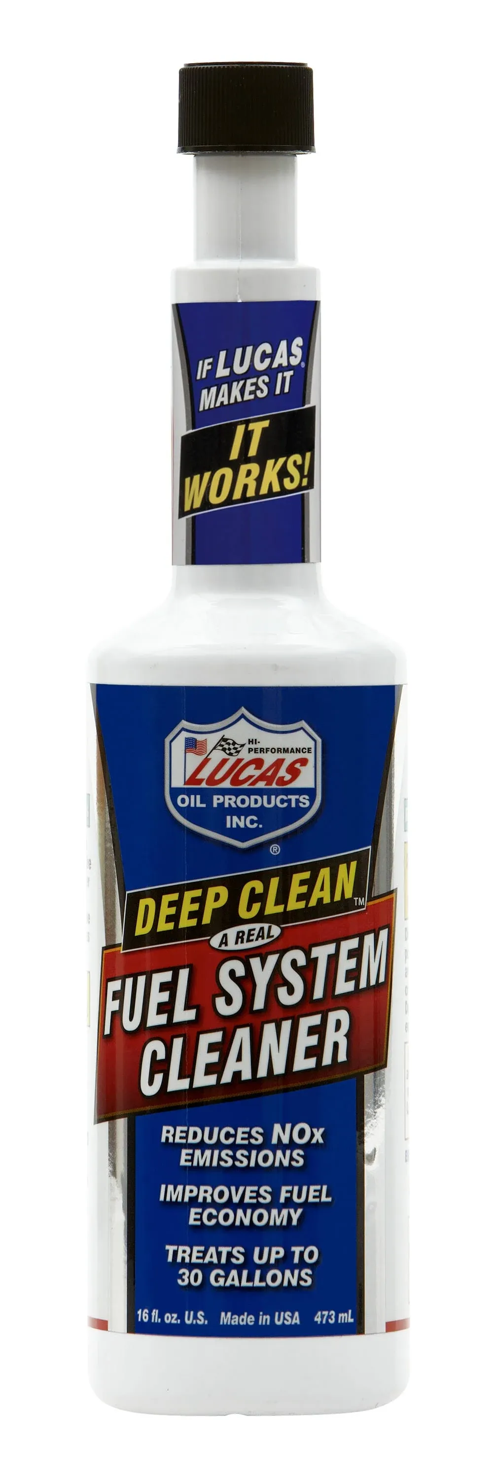 Lucas 10512 Deep Clean Fuel System Cleaner - 16 fl oz bottle