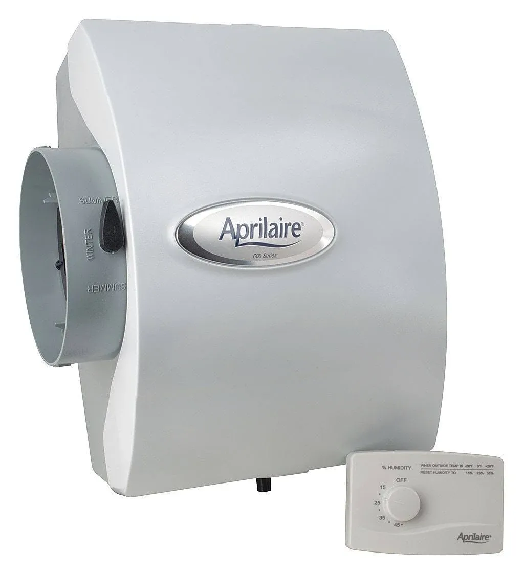 Aprilaire 600M Whole-House Humidifier with Manual Control