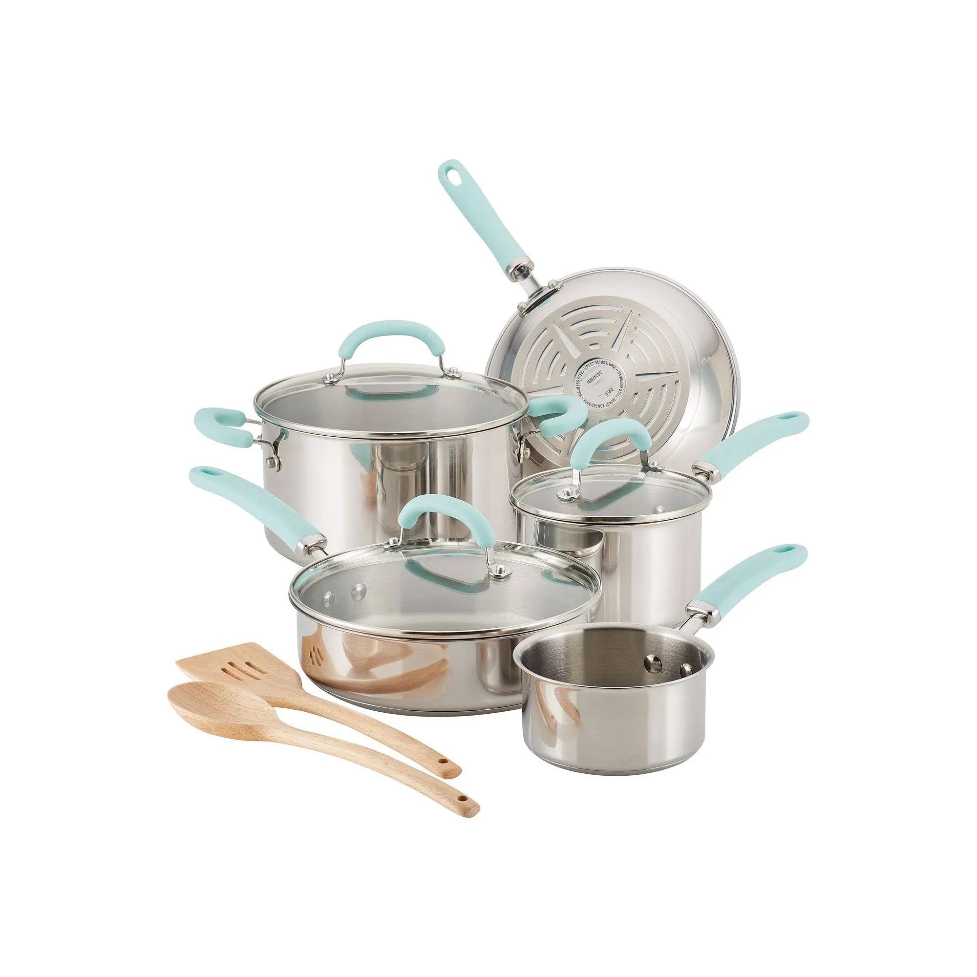 Rachael Ray® Create Delicious 10-pc. Stainless Steel Cookware Set