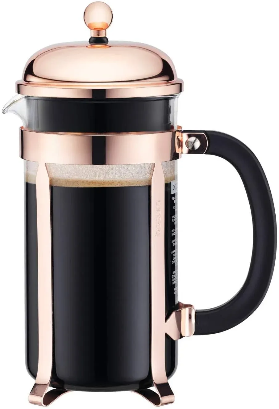 Chambord French Press Coffee Maker, 34 Ounce, 1 liters, Black