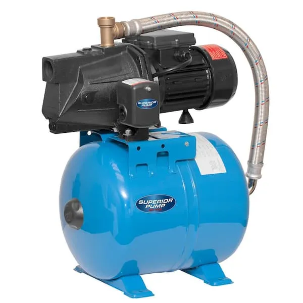 Superior Pump 1/2 HP Shallow Well Jet Tank System 94525