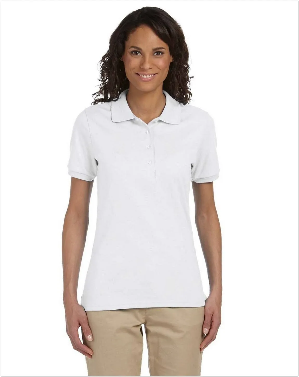 Jerzees 437W Womens Short Sleeve Stain-Resistan<wbr/>t SpotShield Jersey Polo T-Shirt