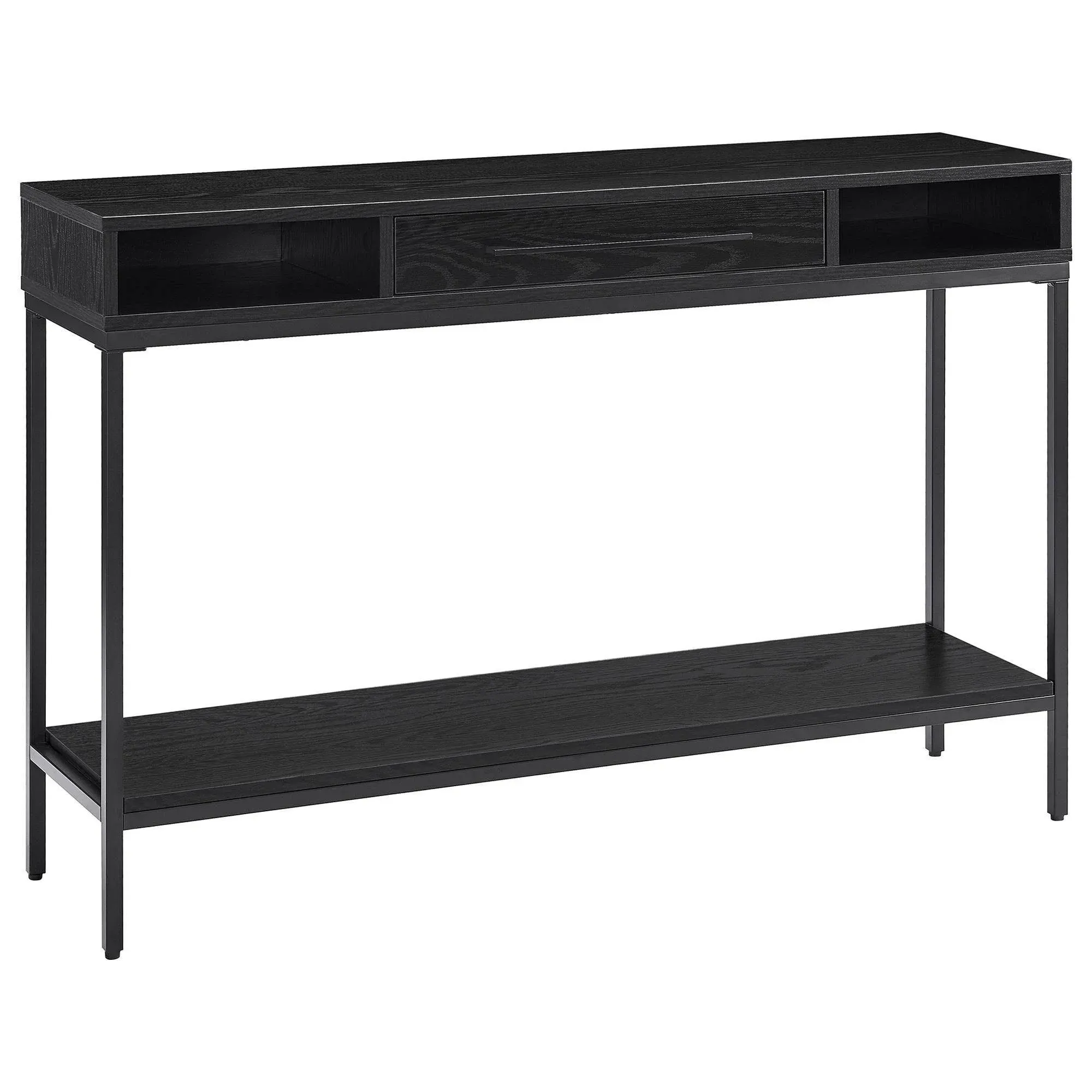 Hudson & Canal AT1671 45 in. Arroyo Rectangular Console Table Blackened Bronze ...