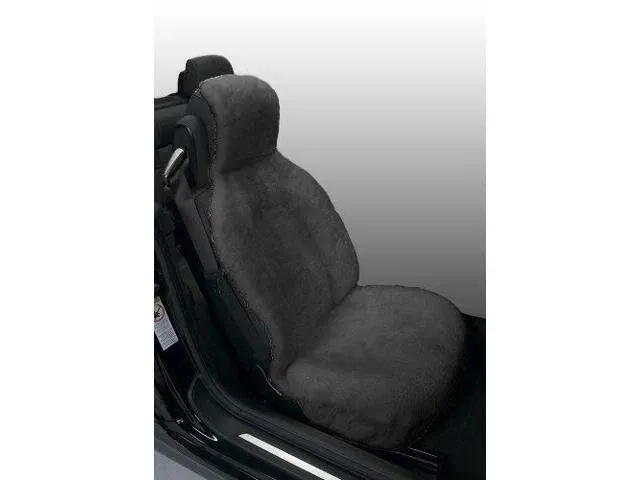 Eurow Genuine Australian Sheepskin Sideless Seat Cover - Gray