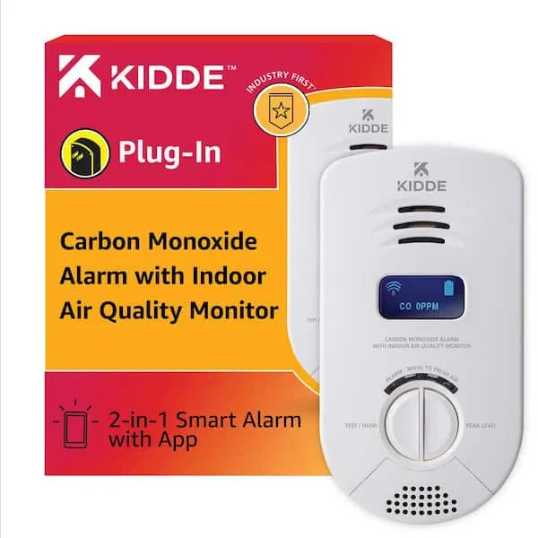 Kidde Smart Plug-in Carbon Monoxide with Indoor Air Quality Monitor