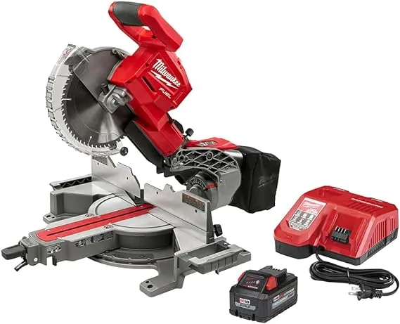 Milwaukee 2734-21 M18 Fuel 10" Dual Bevel Sliding Compound Miter Saw Kit