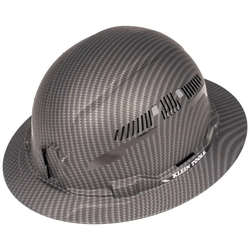 Klein Tools Full Brim Quick Adjusting Ratchet Gray Hard Hat Lowes.com