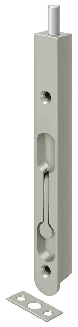 Deltana 7FBZ5 7 in. Flush Bolt Zinc Antique Brass