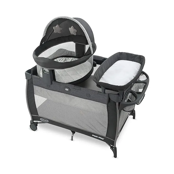 Graco Pack ‘N Play Travel Dome LX Playard, Redmond Grey