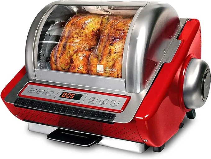 Ez-store Rotisserie Oven, Large Capacity (15lbs) Countertop Oven, Multi-purpose Basket For Versatile