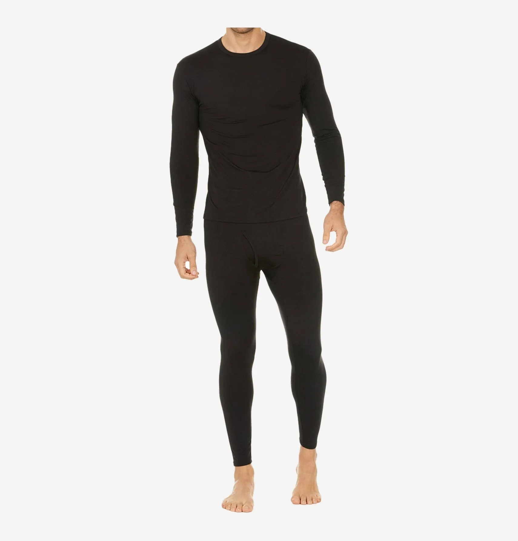 Thermajohn Long Johns Thermal Underwear for Men Crewneck Set (XS-4XL)