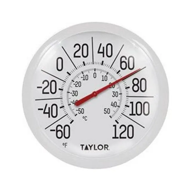 Taylor Dial Thermometer Plastic White