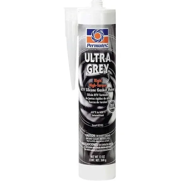 Permatex 82195 Ultra Grey Rigid High-Torque RTV Silicone Gasket Maker 13 oz. NEW