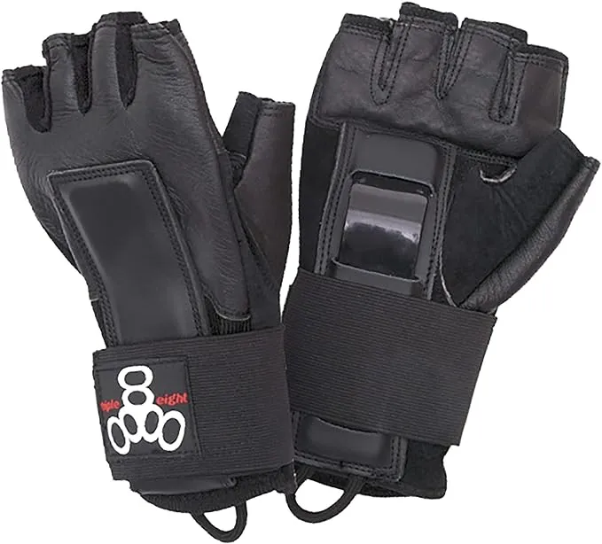 Triple Eight Hired Hands Gloves Black Large