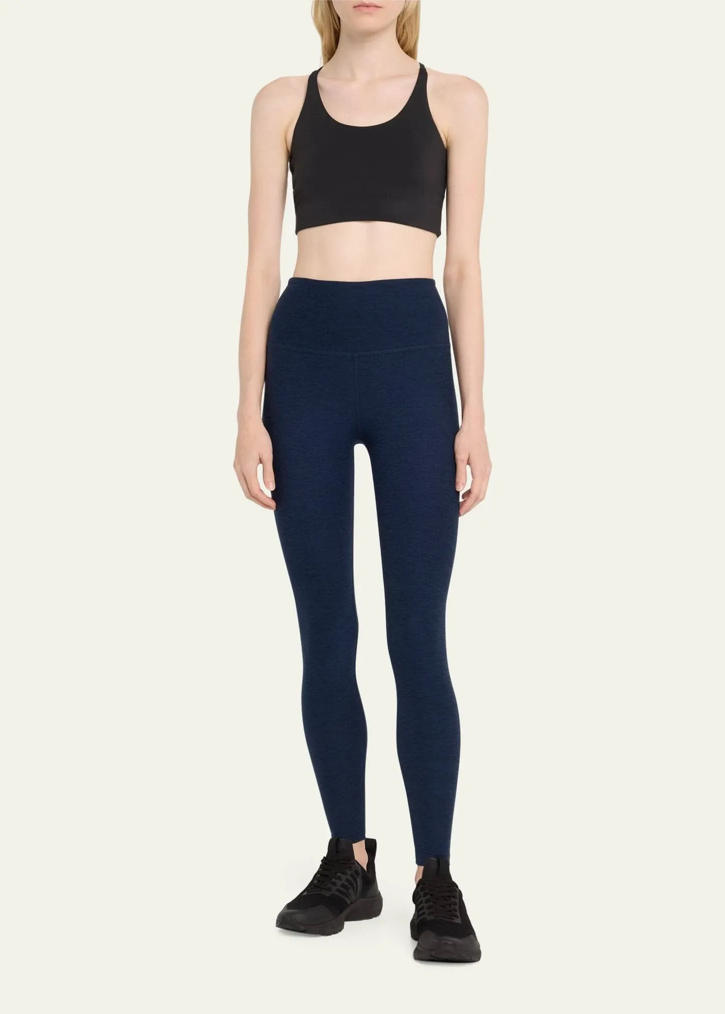 Beyond Yoga Spacedye Caught in The Midi High Waisted Legging | Nocturnal Navy / S