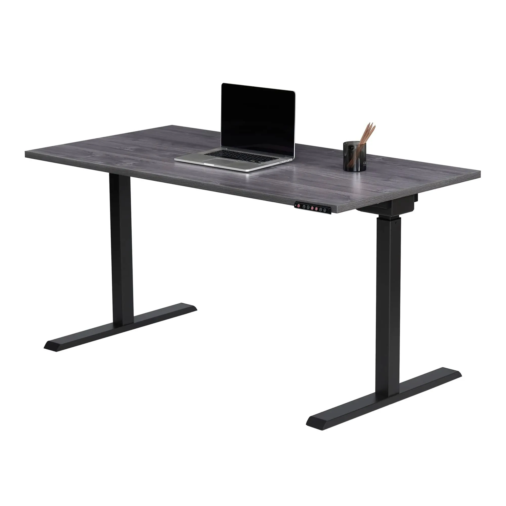 Realspace&reg; Magellan Performance Electric 60&quot;W Height-Adjustable Standing Desk, Gray