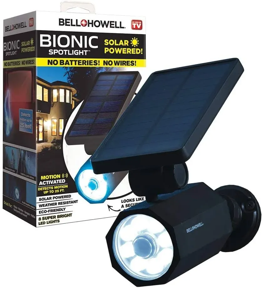 Bionic Solar Powered LED Spotlight Bell + Howell