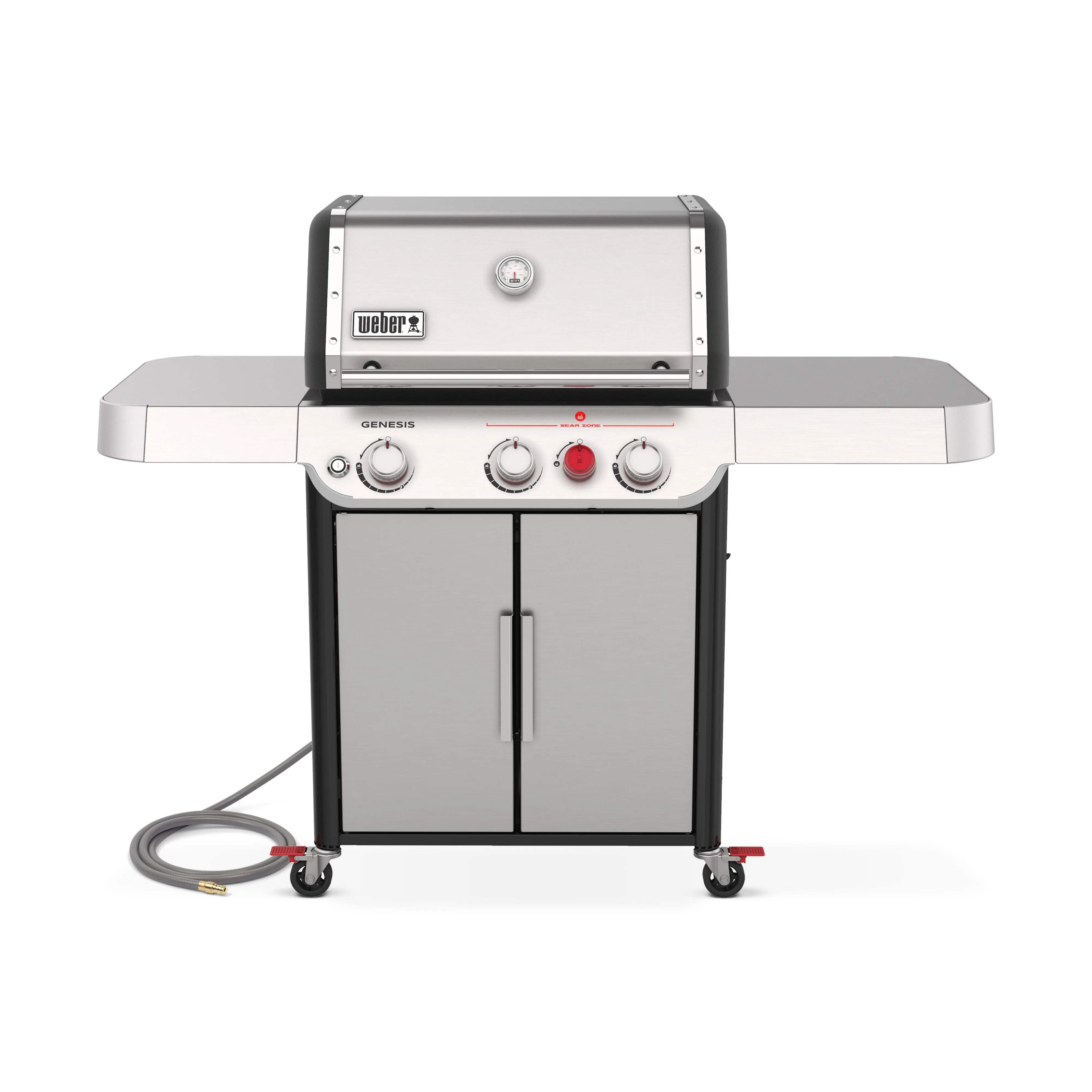 Weber Grills Genesis S-325s Natural Gas Grill with Sear Burner - Stainless Steel