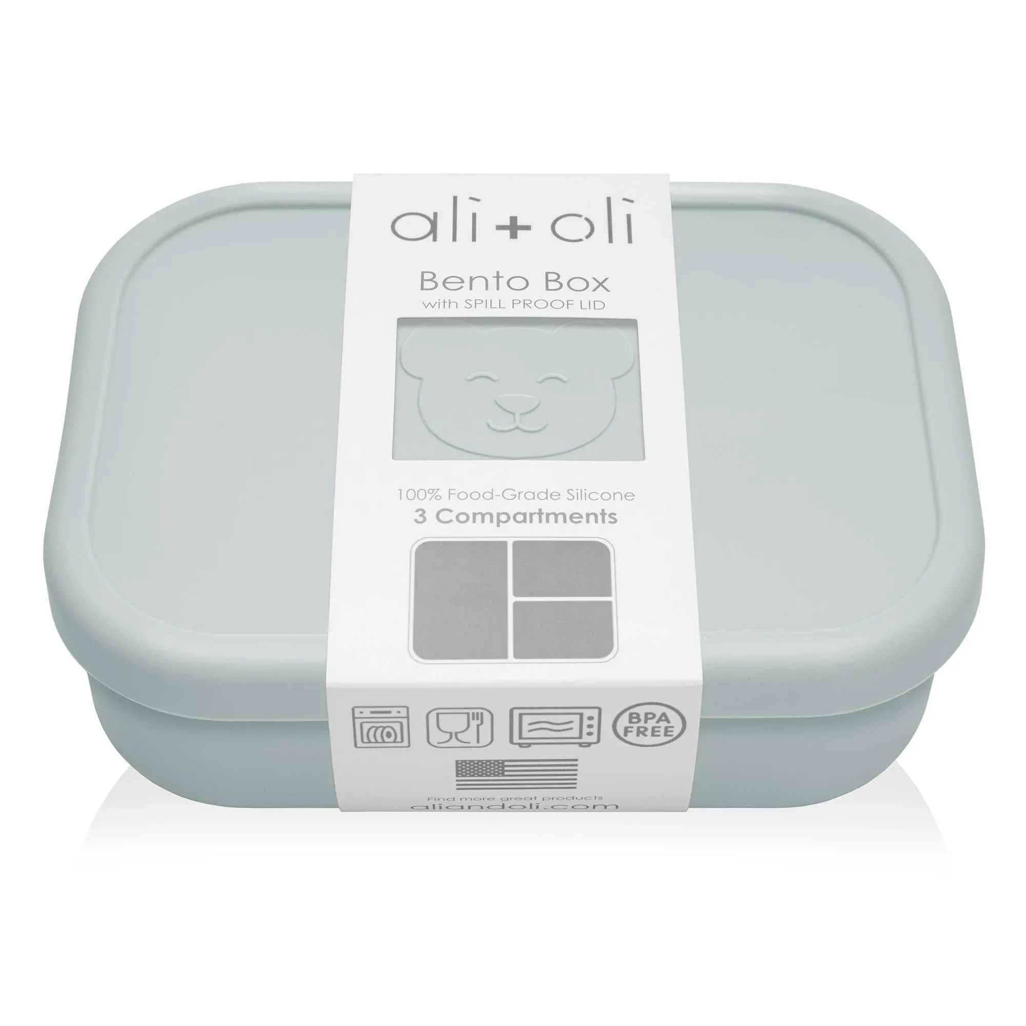 Ali+Oli Leakproof Silicone Bento Box