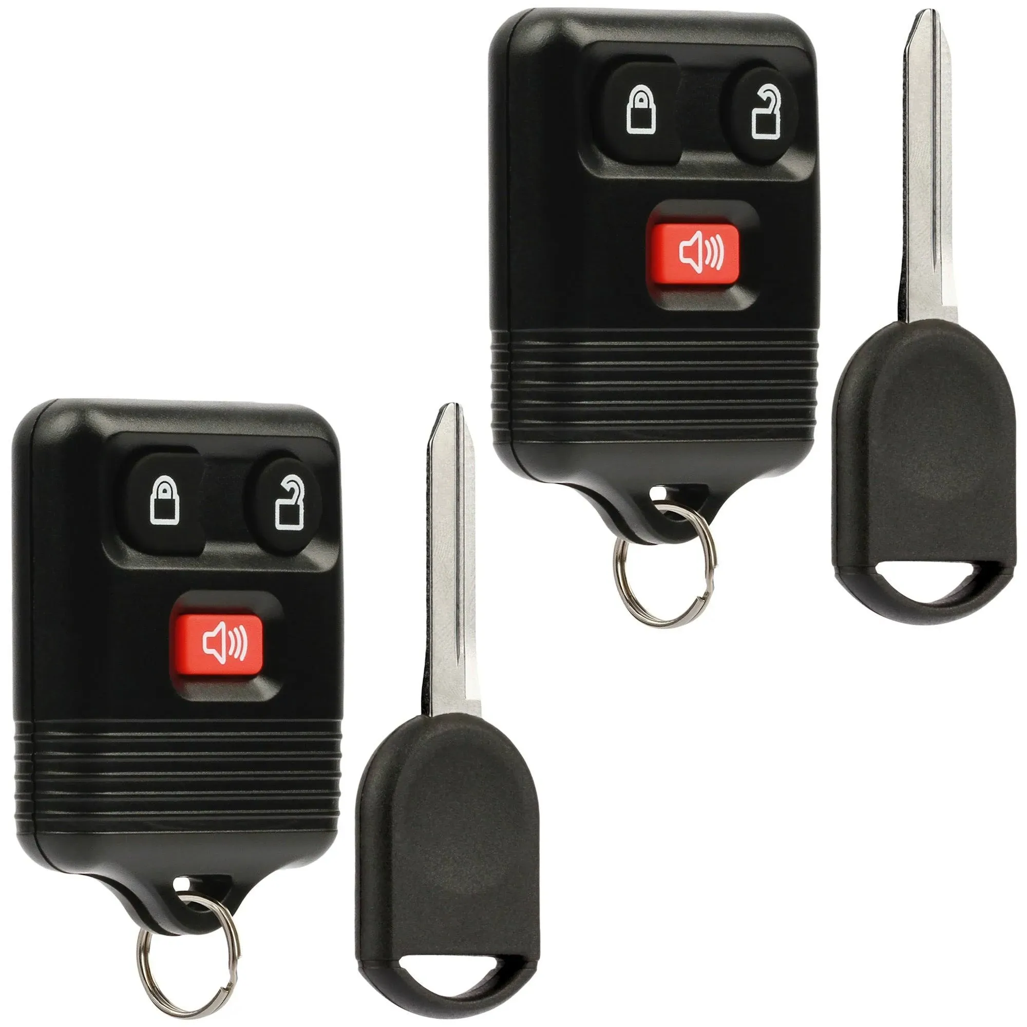 Car Key Fob Keyless Entry Remote fits Ford, Lincoln, Mercury, Mazda with Igni...