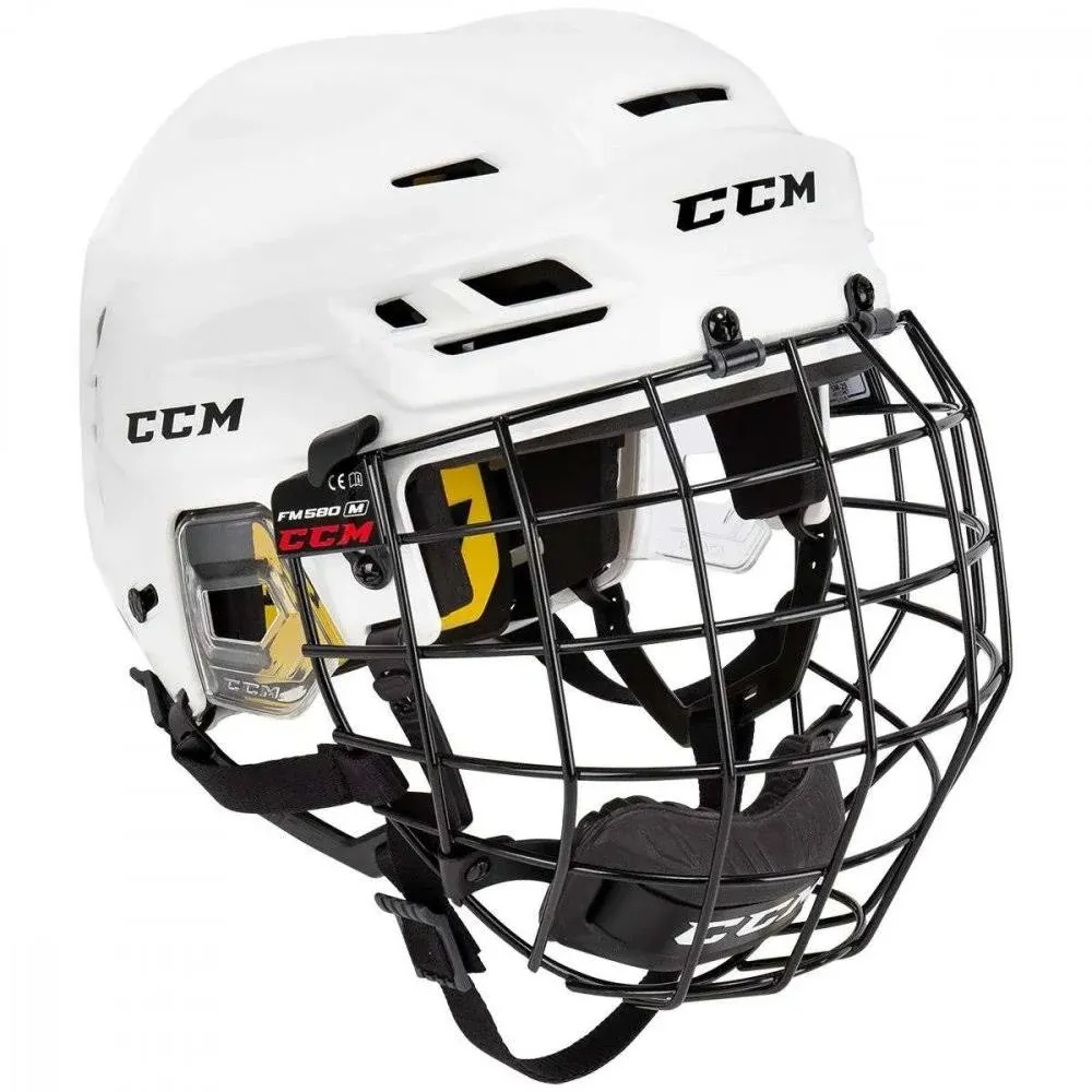 CCM Tacks 210 Combo Hockey Helmet (Black)