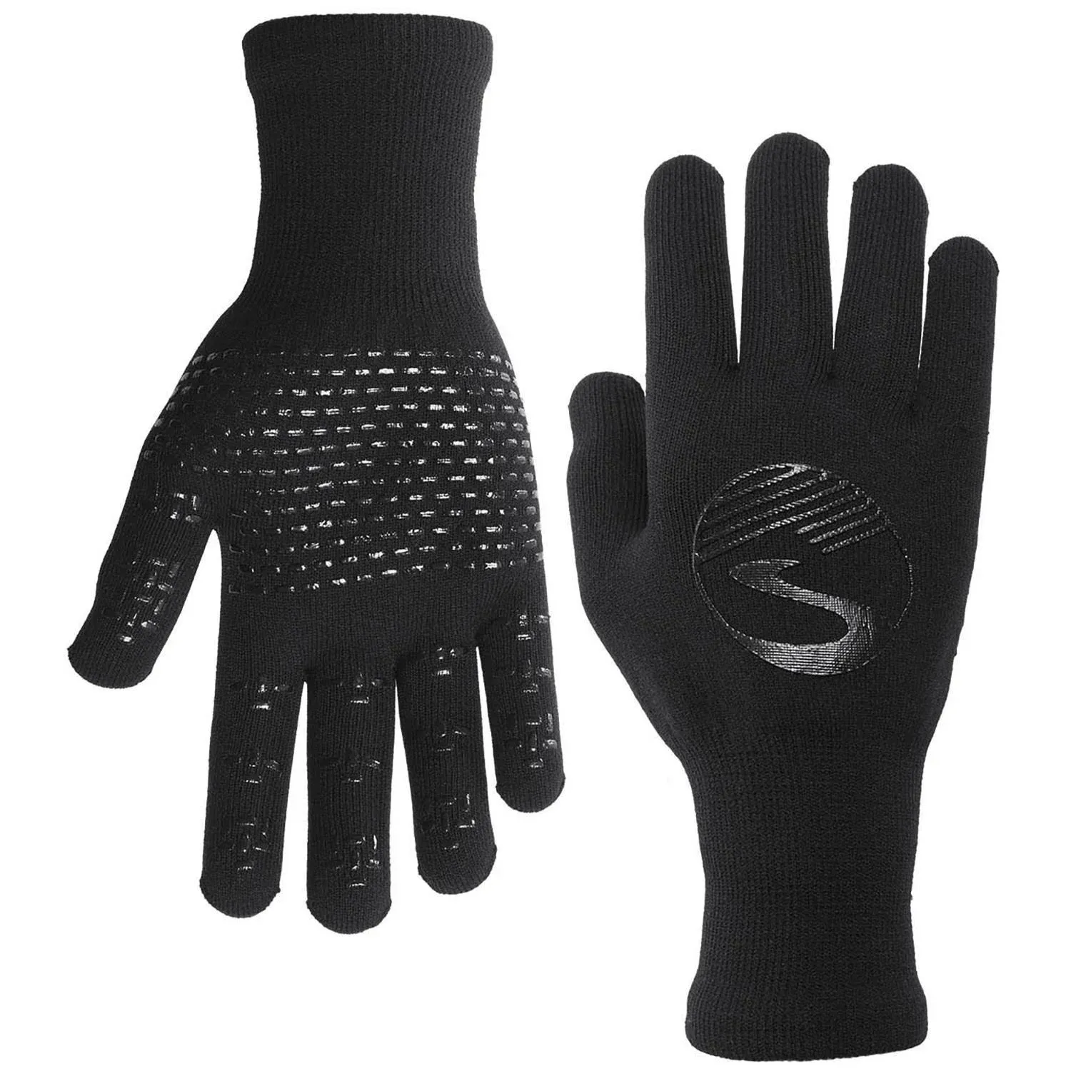 Showers Pass Crosspoint Waterproof Knit Gloves Black