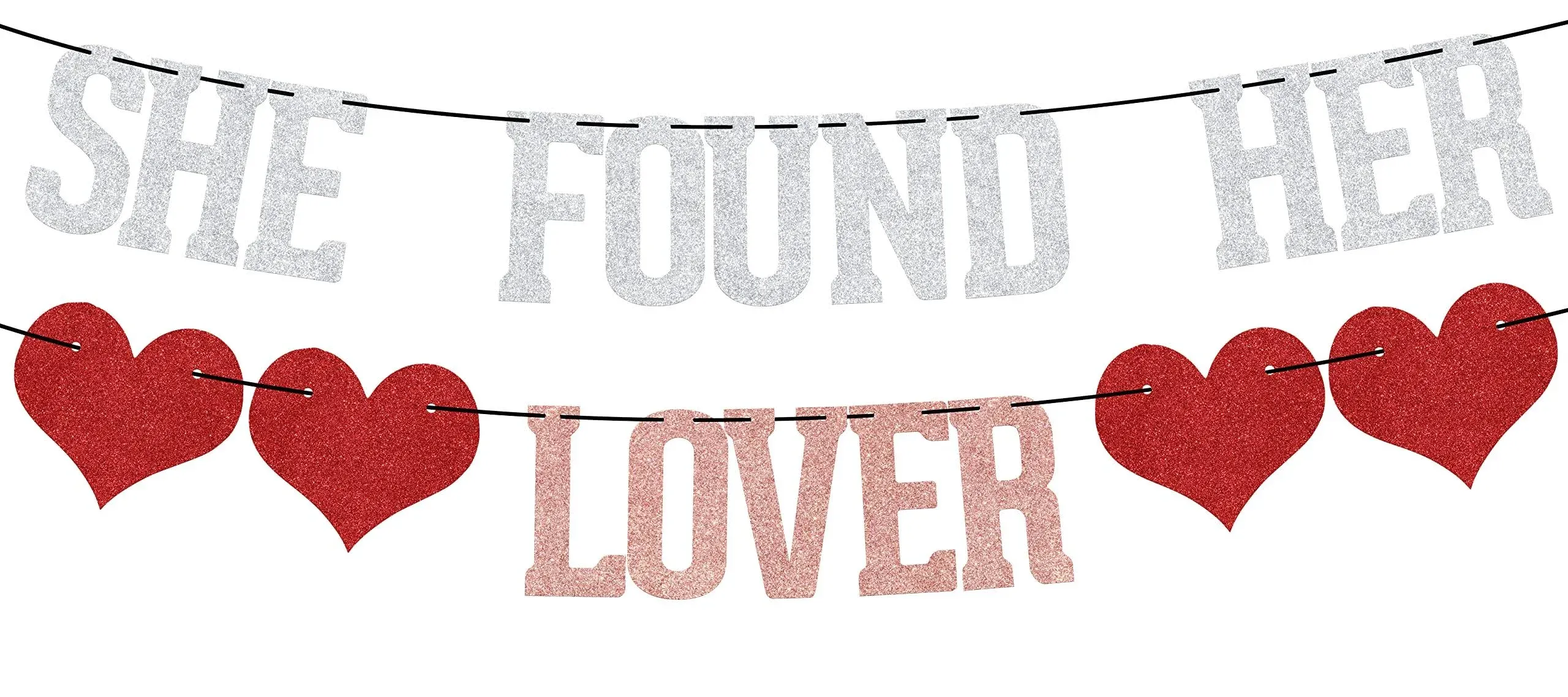 She Found Her Lover BannerBachelor<wbr/>ette Bridal Shower Party DecorationsBri<wbr/>de t...