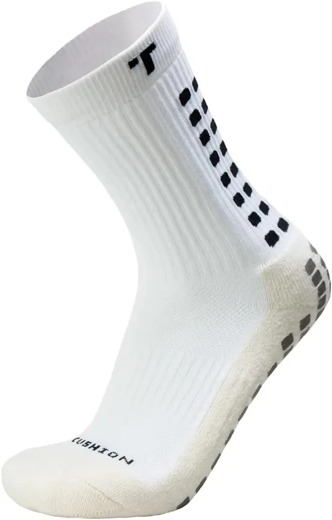 Trusox 3.0 Mid Calf White Socks, Large